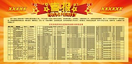 喜報背景