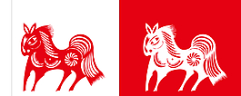 生肖剪纸马