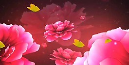喜慶民族民歌舞蹈背景