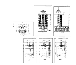 住宅樓方案cad圖紙