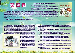 艾滋病宣傳展板設計