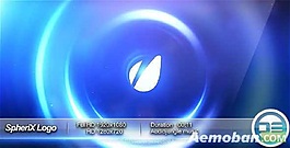 簡(jiǎn)潔藍(lán)色演繹AE模板