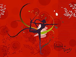 紅色人體