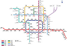 北京地鐵交通矢量素材