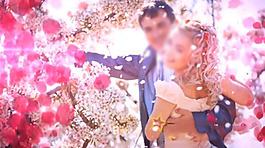 心連心浪漫婚禮電子相冊展示模版