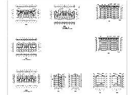 住宅施工圖cad圖紙