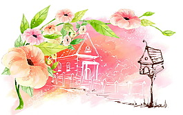 郵箱花朵
