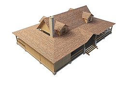 餐廳3d模型