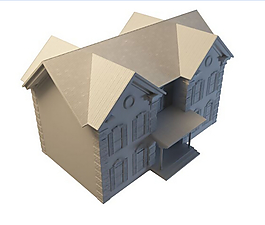 住宅樓3d模型