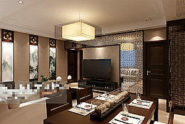 現(xiàn)代客廳設(shè)計(jì)3D模型素材