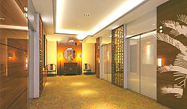 酒店走廊模型