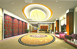 現(xiàn)代大堂模型