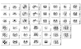 小区户型平面cad图纸