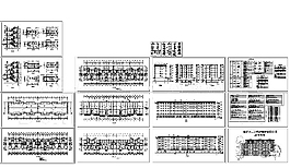 住宅楼房施工cad图纸