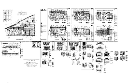 住宅全套裝修cad圖紙
