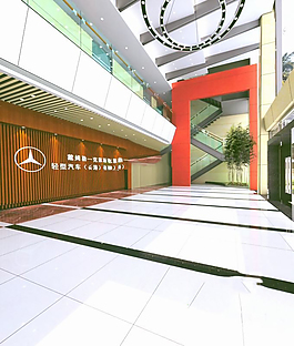 公司大廳模型