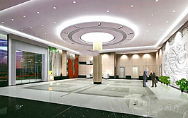 公司大廳設(shè)計模型