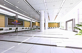 公司大厅模型