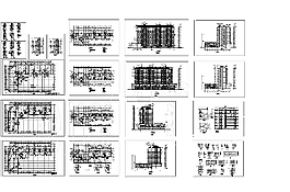 高層住宅樓建筑cad