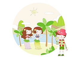 比基尼插畫