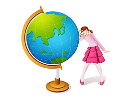 地球儀女孩