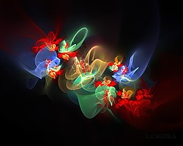 夢幻光線花朵