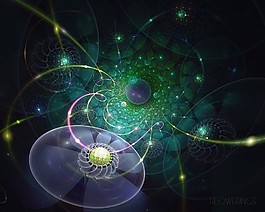 梦幻花朵素材