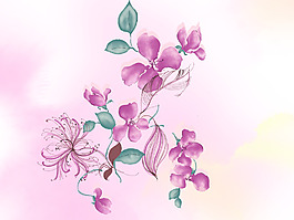 花朵背景紫色