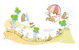 四葉草插畫