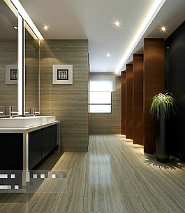 衛(wèi)浴場景裝飾3Ｄ模型素材