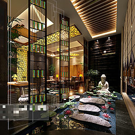 華麗天臺(tái)3Ｄ模型素材