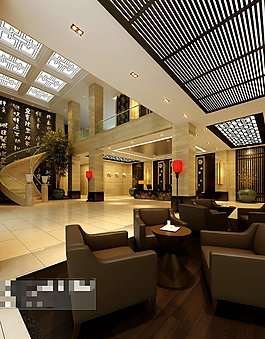 華麗大廳前臺設(shè)計3Ｄ模型素材