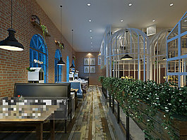 酒店茶馆3Ｄ模型素材