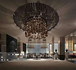 餐廳空間設(shè)計(jì)3Ｄ模型素材