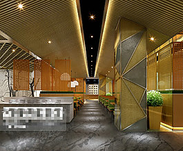 酒店室內布局3Ｄ模型素材