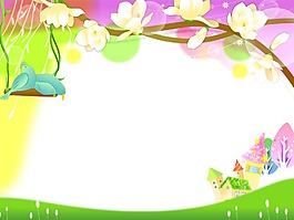 可愛花朵背景