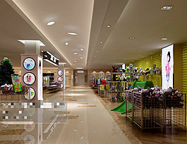 展廳設(shè)計(jì)3Ｄ模型素材