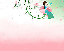清新插畫