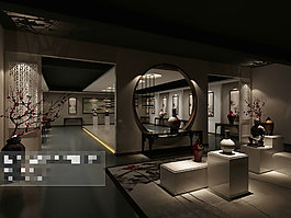 展廳場景3Ｄ模型素材