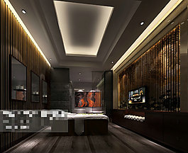 酒吧場景設(shè)計3Ｄ模型素材
