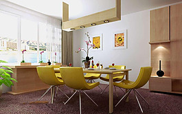 家具餐廳模型設(shè)計(jì)