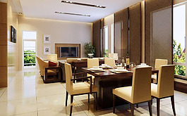 餐廳室內(nèi)設(shè)計(jì)模型