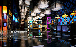 KTV酒吧場景設(shè)計3Ｄ模型素材