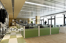 辦公會議場景設計3Ｄ模型素材