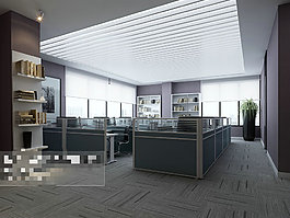 辦公接待素材3Ｄ模型素材