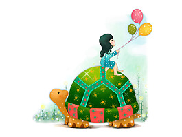 海龜插畫