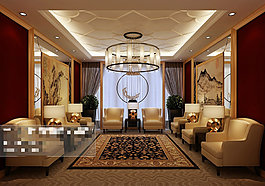 辦公會議素材3Ｄ模型素材