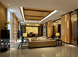 辦公會議辦公場所設計3Ｄ模型素材