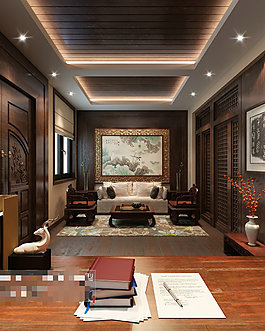 辦公場所3Ｄ模型素材