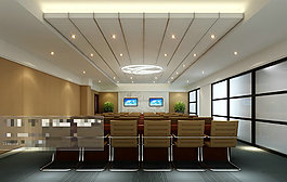 會議室場景3Ｄ模型素材